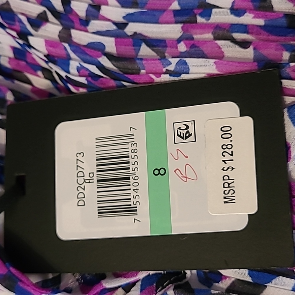 Dkny midi dress sleeveless soze 8 - Picture 12 of 12
